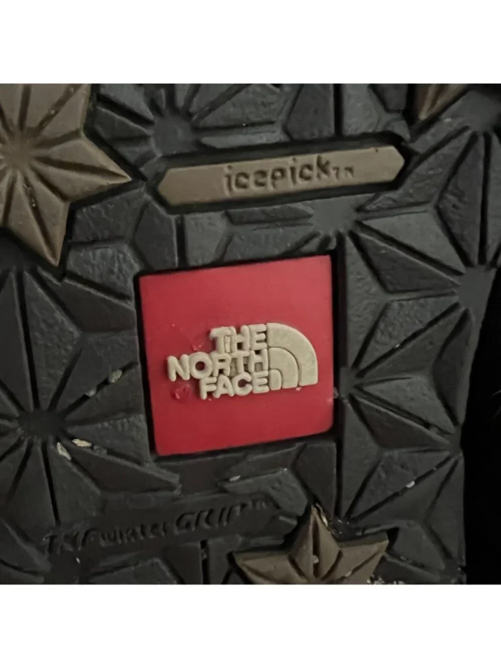 The North Face Size 8 Brown  Faux Fur Lined Quilted Goose Down Winter Boot